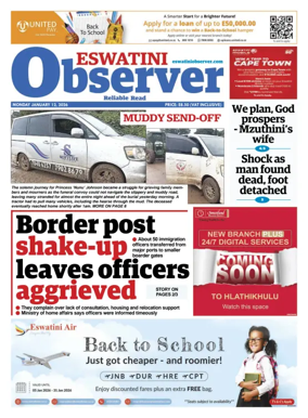 Cover of Eswatini Observer