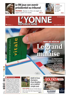 Cover of L'Yonne Republicaine