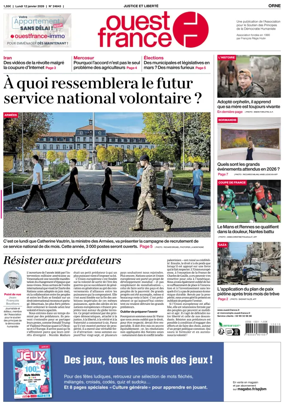 Cover of Ouest France (Orne)
