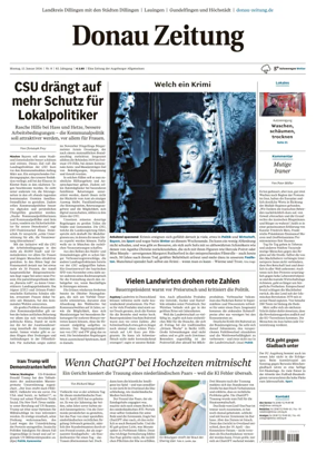 Cover of Donau Zeitung