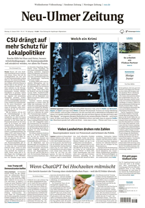 Cover of Neu-Ulmer Zeitung