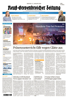 Cover of Neuss-Grevenbroicher Zeitung Neuss