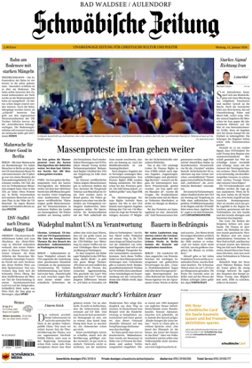 Cover of Schwabische Zeitung (Bad Waldsee / Aulendorf)