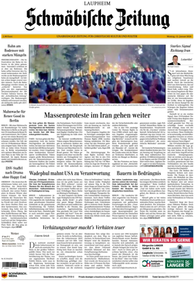 Cover of Schwabische Zeitung (Laupheim)