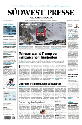 Cover of SUDWEST PRESSE - Neckar-Chronik