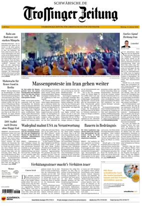 Cover of Trossinger Zeitung