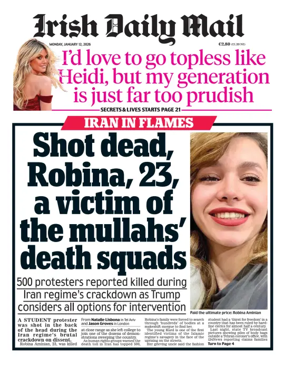 Cover of Irish Daily Mail