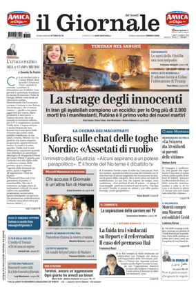 Cover of Il Giornale (Italy)