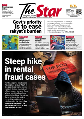 Cover of The Star Malaysia