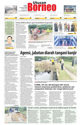 Cover of Utusan Borneo (Sarawak)