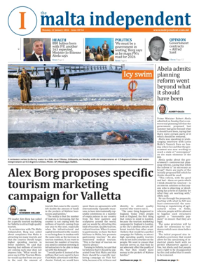 Cover of Malta Independent