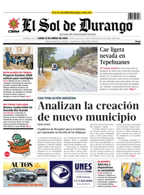 Cover of El Sol de Durango