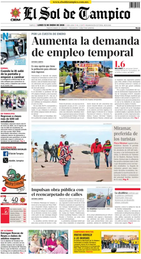 Cover of El Sol de Tampico