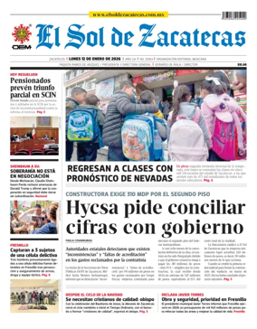 Cover of El Sol de Zacatecas