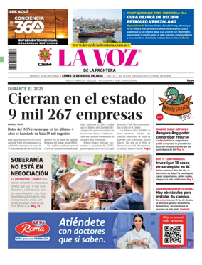 Cover of La Voz de la Frontera