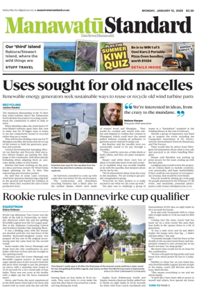 Cover of Manawatu Standard