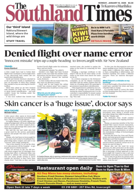 Cover of The Southland Times