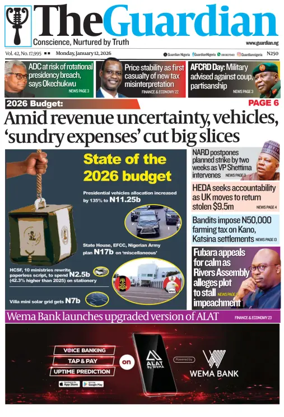 Cover of The Guardian Nigeria