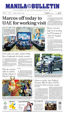 Cover of Manila Bulletin