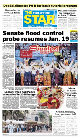 Cover of The Philippine Star