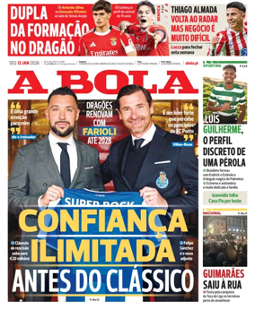 Cover of A BOLA (Portuguese)