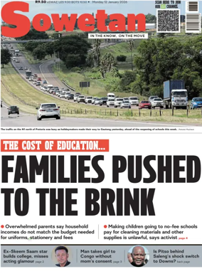 Cover of Sowetan