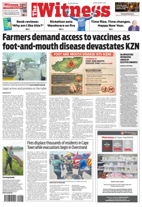 Cover of The Witness (South Africa)