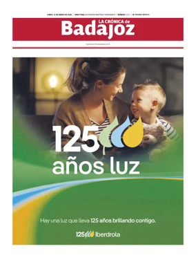 Cover of La Cronica de Badajoz BE