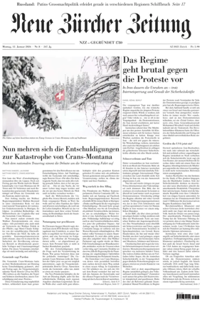 Cover of Neue Zurcher Zeitung