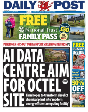 Cover of Daily Post (North Wales)