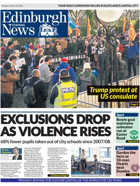 Cover of Edinburgh Evening News