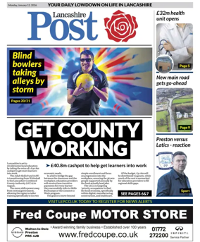 Cover of Lancashire Evening Post