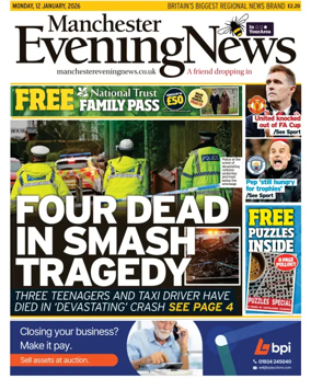 Cover of Manchester Evening News