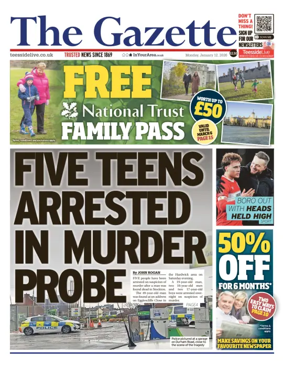 Cover of Teesside Evening Gazette