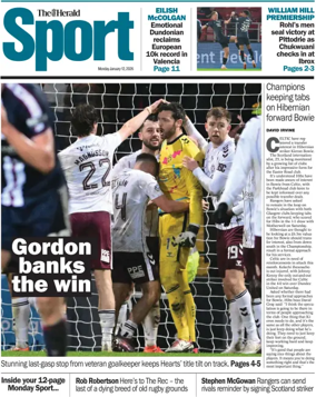 Cover of Herald Sport