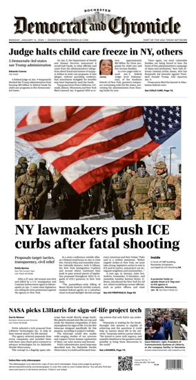 Cover of Democrat and Chronicle