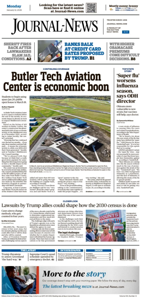 Cover of Hamilton Journal News