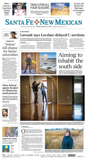 Cover of Santa Fe New Mexican