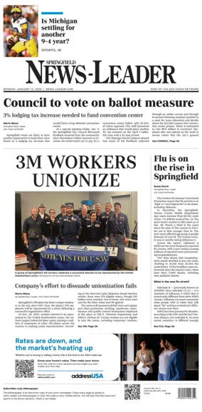 Cover of Springfield News-Leader