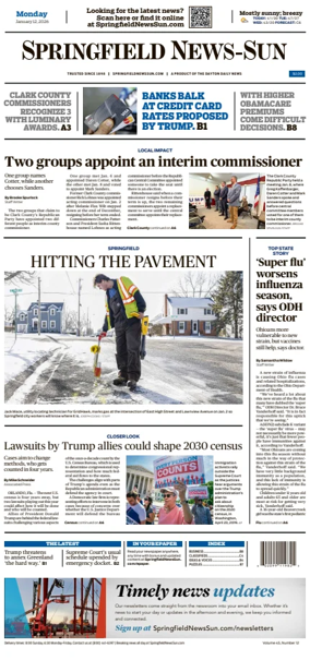 Cover of Springfield News-Sun