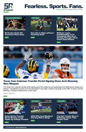 Cover of Stadium Rant