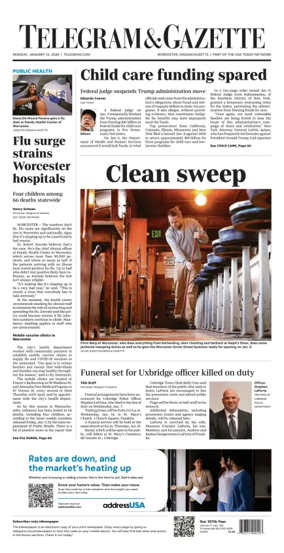 Cover of Telegram & Gazette