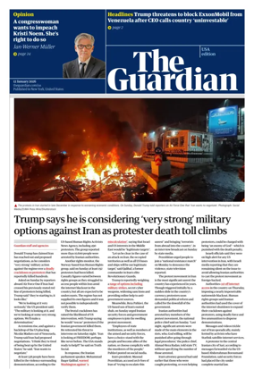 Cover of The Guardian (USA)