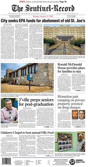 Cover of The Sentinel-Record