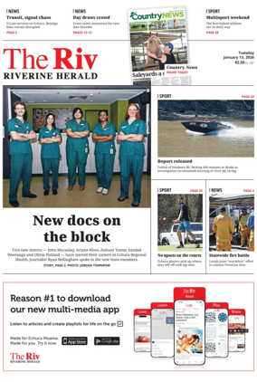 Cover of The Riverine Herald