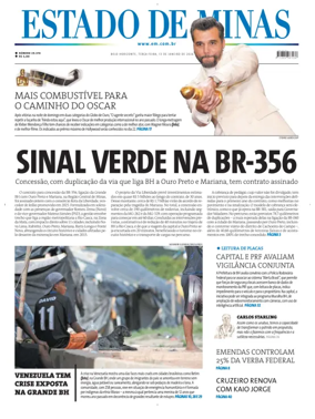 Cover of Estado de Minas (Brazil)