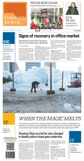 Cover of Edmonton Journal