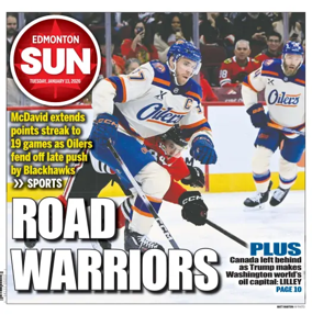 Cover of Edmonton Sun