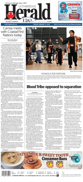 Cover of Lethbridge Herald