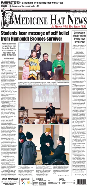 Cover of Medicine Hat News